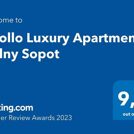 Apollo Luxury Apartment Dolny Сопот Экстерьер фото